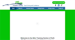 Desktop Screenshot of mirotraining.com.au